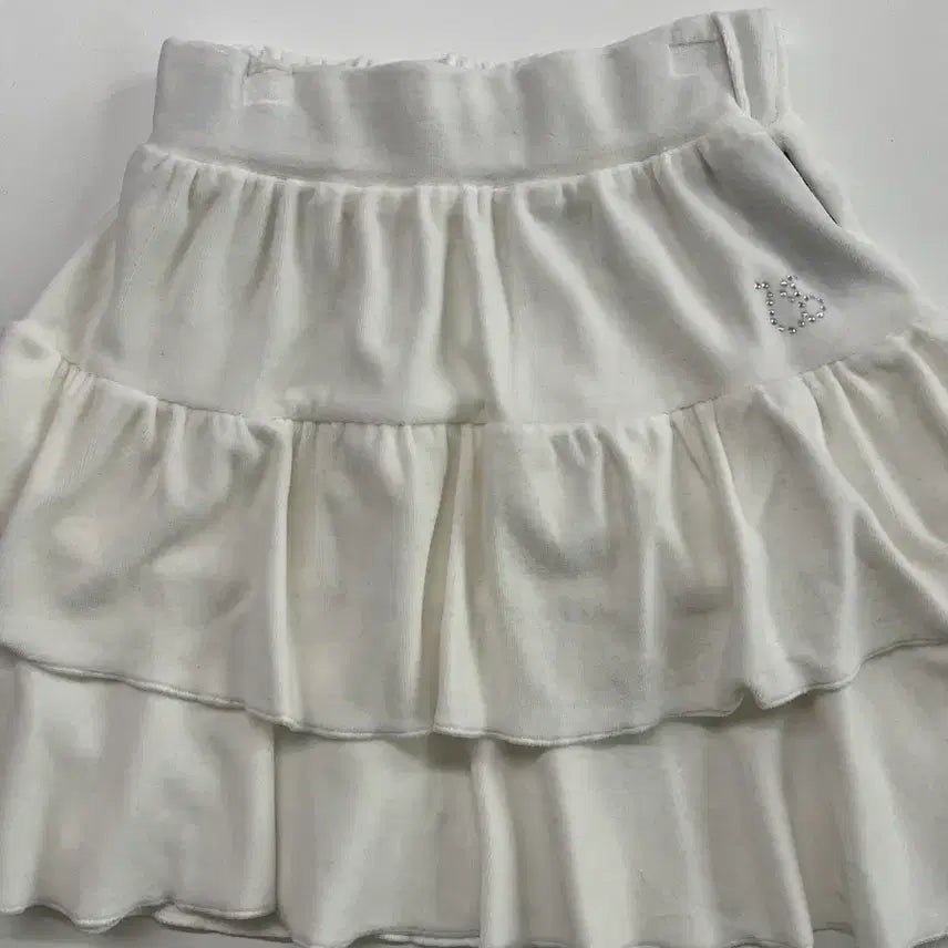 [BUNJANG] Uglyshadow Velvet Frill Skirt / 어글리쉐도우 벨벳프릴스커트
