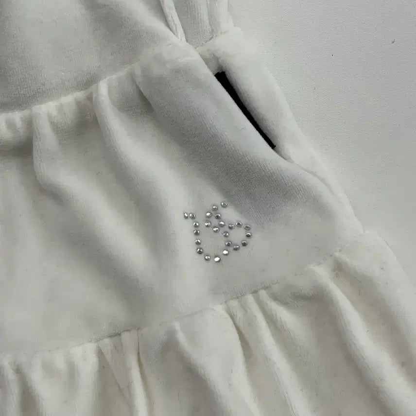 [BUNJANG] Uglyshadow Velvet Frill Skirt / 어글리쉐도우 벨벳프릴스커트