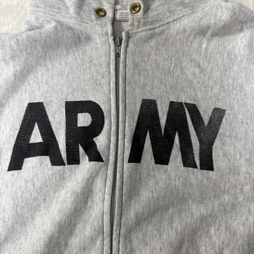 [BUNJANG] LOG US ARMY Hoodie Zip-up Kanye / (L)OG US ARMY 후드집업 칸예