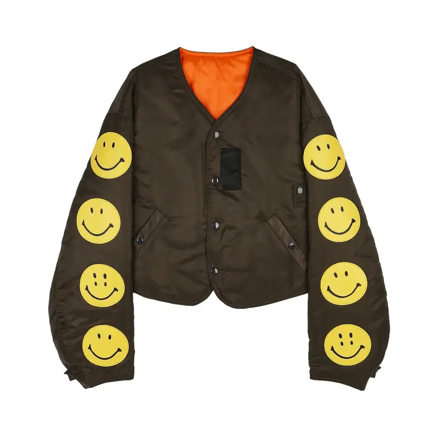 [BUNJANG] Capital MA-1 Nylon Flight Bolero Jacket / [3] 캐피탈 MA-1 나일론 플라이트 볼레로 해피