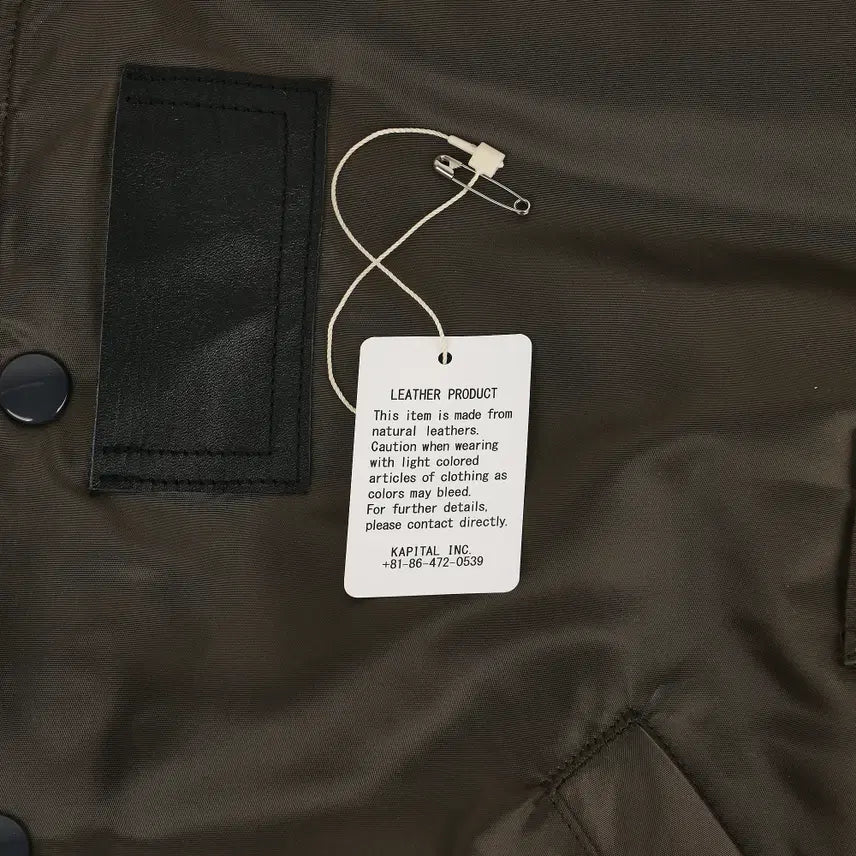 [BUNJANG] Capital MA-1 Nylon Flight Bolero Jacket / [3] 캐피탈 MA-1 나일론 플라이트 볼레로 해피