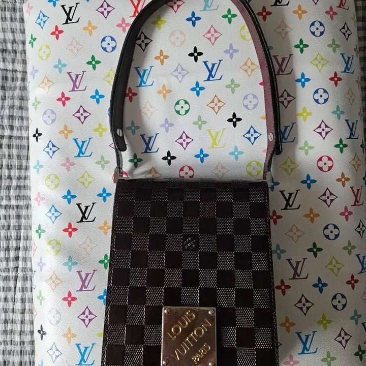 [BUNJANG] Louis Vuitton Damier Vernis Amarante Cabaret Club Shoulder Bag / 루이비통 숄더백 판매/교환