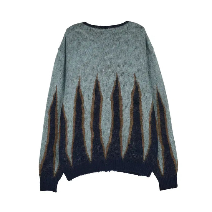 [BUNJANG] Needles Mohair Cardigan Flame Navy (Size L) / [L] 니들스 모헤어 가디건 플레임 네이비