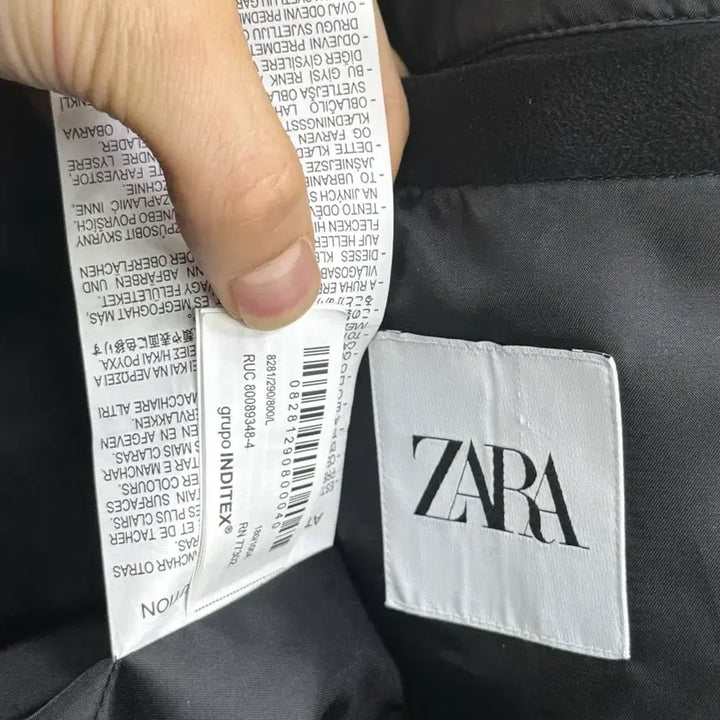 [BUNJANG] ZARA Suede Trucker Jacket / 자라 블랙 스웨이드 트러커 자켓 세무 가죽 레더 라이더 바이커 L 100