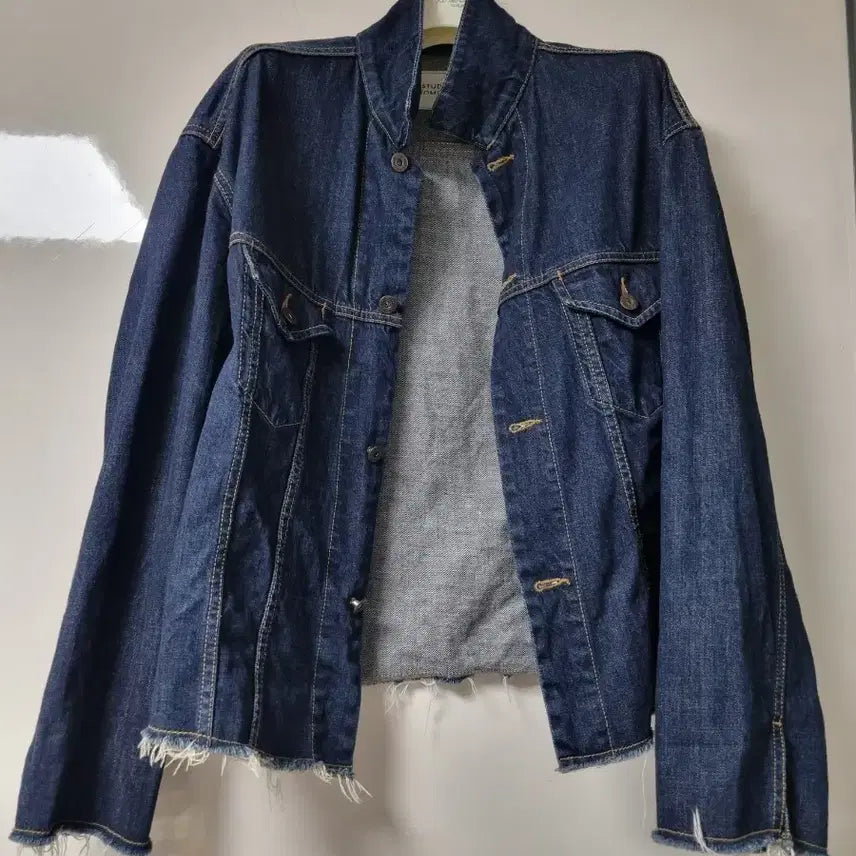 [BUNJANG] STUDIO TOMBOY Denim Jacket (Unisex) / STUDIO TOMBOY 데님 자켓 청자켓 프리싸이즈 (남녀공용) 상태특