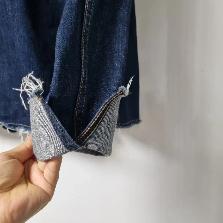 [BUNJANG] STUDIO TOMBOY Denim Jacket (Unisex) / STUDIO TOMBOY 데님 자켓 청자켓 프리싸이즈 (남녀공용) 상태특