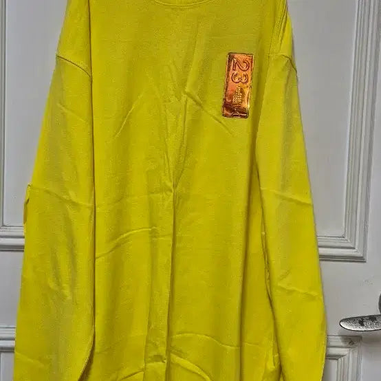 [BUNJANG] Jordan Brand Yellow Long Sleeve T-shirt / 조던 브랜드 옐로우 색상 롱슬리브 티셔츠  L