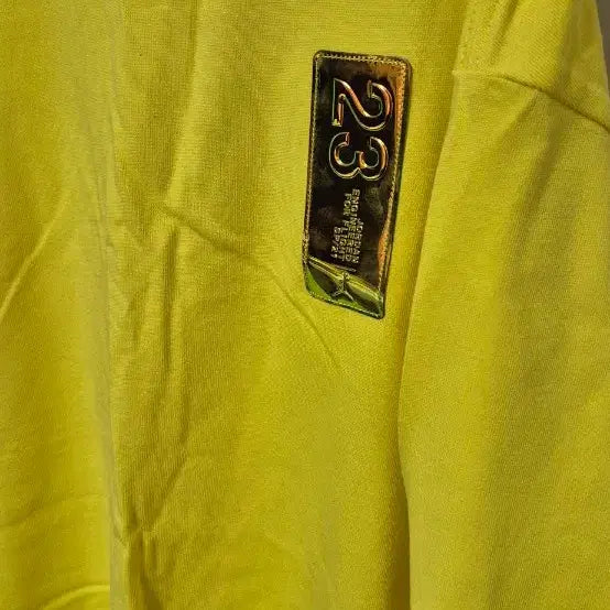 [BUNJANG] Jordan Brand Yellow Long Sleeve T-shirt / 조던 브랜드 옐로우 색상 롱슬리브 티셔츠  L