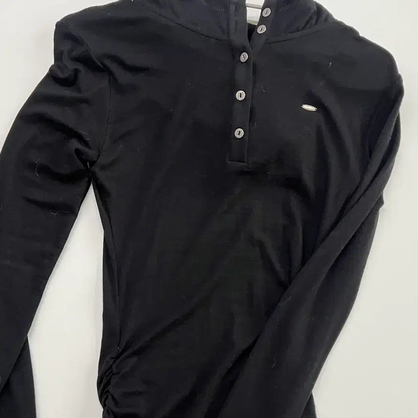 [BUNJANG] Bohemian Seoul Hooded Mini Dress Black / 보헤미안서울 후드미니원피스 블랙