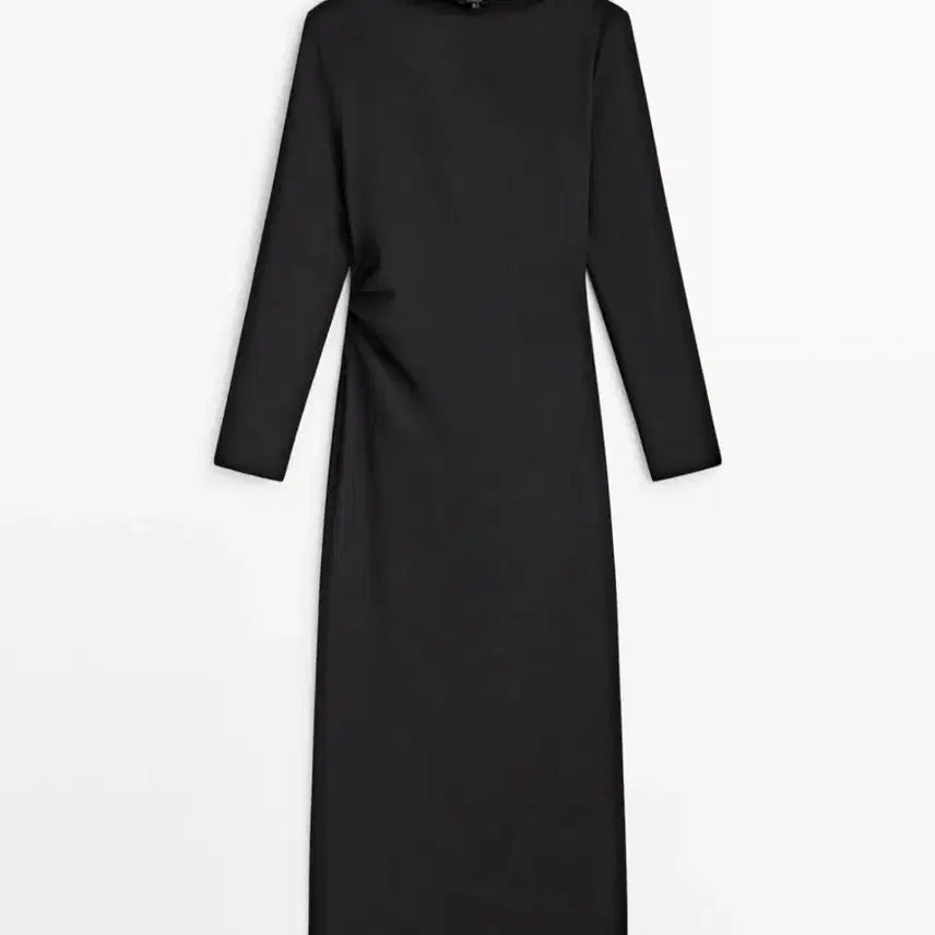 [BUNJANG] Massimo Dutti Black Long Dress / 마시모두띠 블랙 롱원피스
