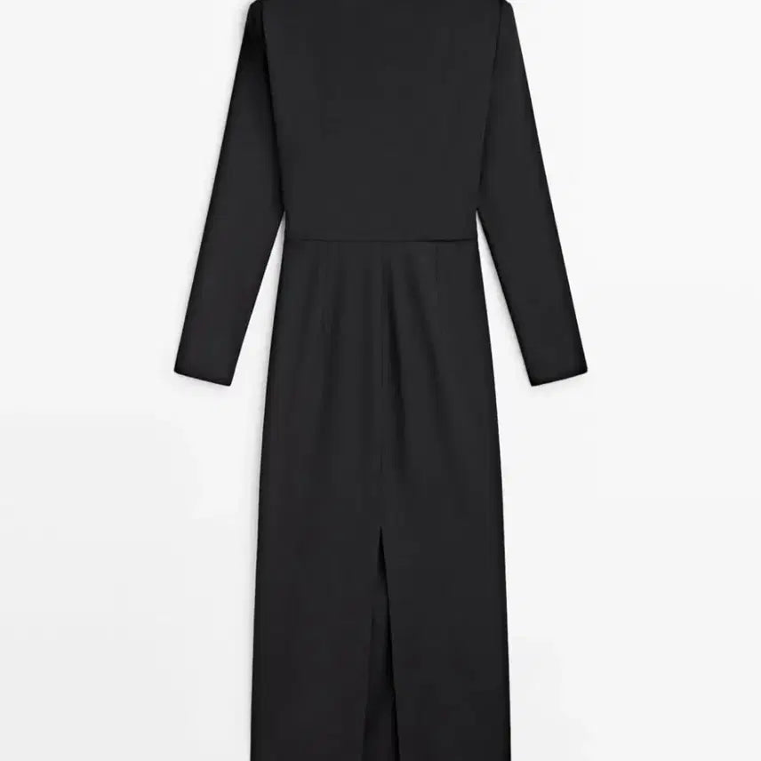 [BUNJANG] Massimo Dutti Black Long Dress / 마시모두띠 블랙 롱원피스