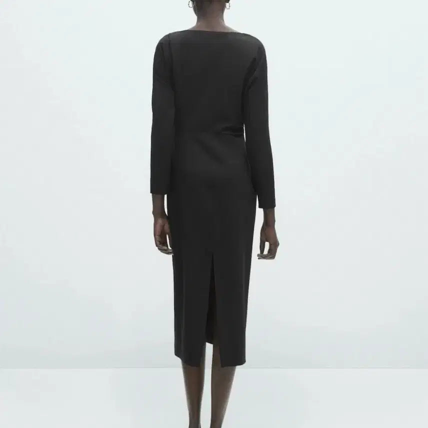 [BUNJANG] Massimo Dutti Black Long Dress / 마시모두띠 블랙 롱원피스