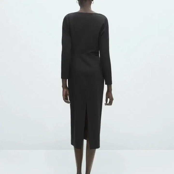 [BUNJANG] Massimo Dutti Black Long Dress / 마시모두띠 블랙 롱원피스