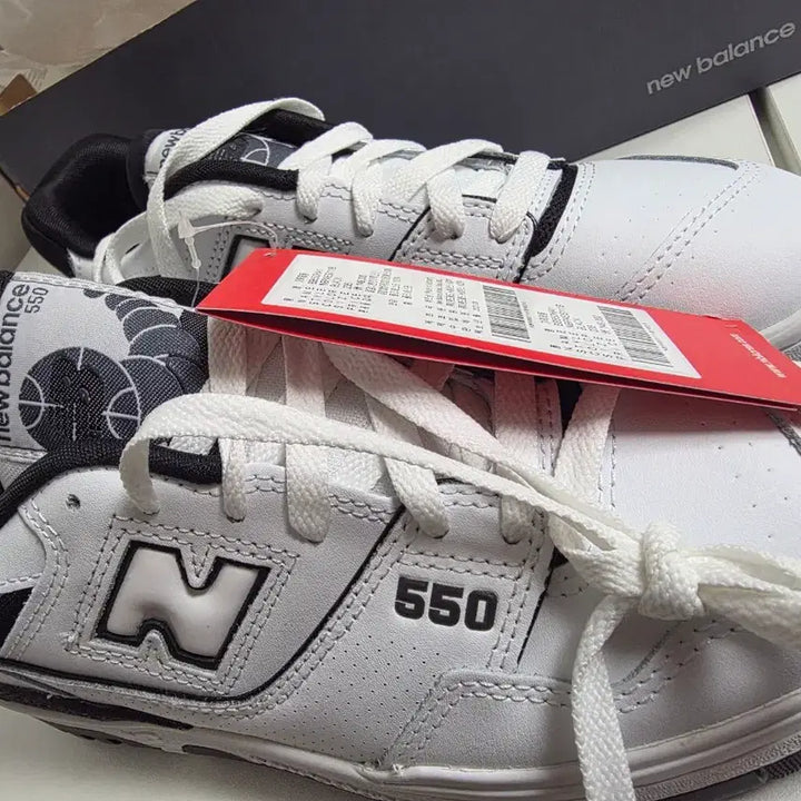 [BUNJANG] New Balance 550 White Black Sneakers / 뉴발란스 550 화이트 블랙 스니커즈