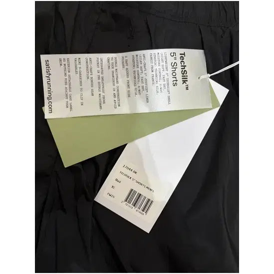 [BUNJANG] Satisfy Techsilk 5-Inch Shorts - Black XL / 세티스파이 / 테크실크 5인치 쇼츠 블랙 / XL
