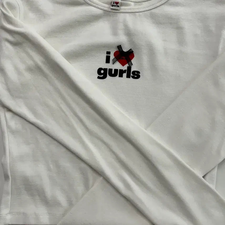[BUNJANG] 에즈이프캘리 CROP LONG SLEEVE T-SHIRT 화이트 / 에즈이프캘리 CROP LONG SLEEVE T-SHIRT 화이트