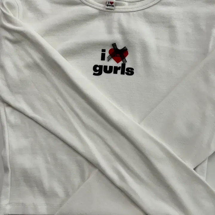 [BUNJANG] 에즈이프캘리 CROP LONG SLEEVE T-SHIRT 화이트 / 에즈이프캘리 CROP LONG SLEEVE T-SHIRT 화이트