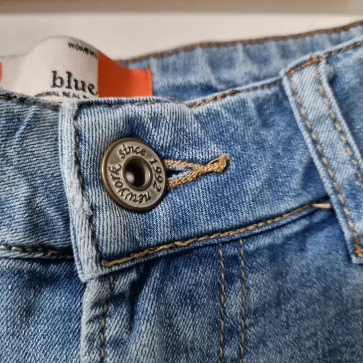 [BUNJANG] Denim Wide Jeans / 연청 데님 와이드 청바지 30