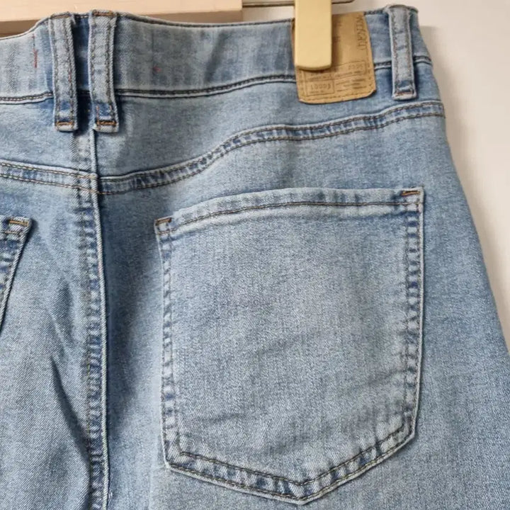 [BUNJANG] Denim Wide Jeans / 연청 데님 와이드 청바지 30