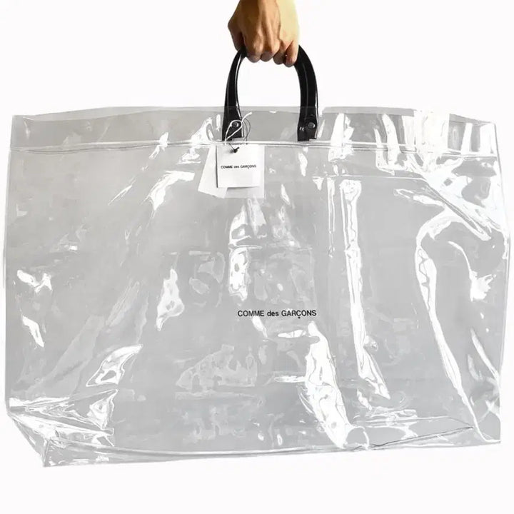 [BUNJANG] Comme des Garcons PVC Transparent Tote Bag / (새상품) 꼼데가르송 PVC 투명 토트백