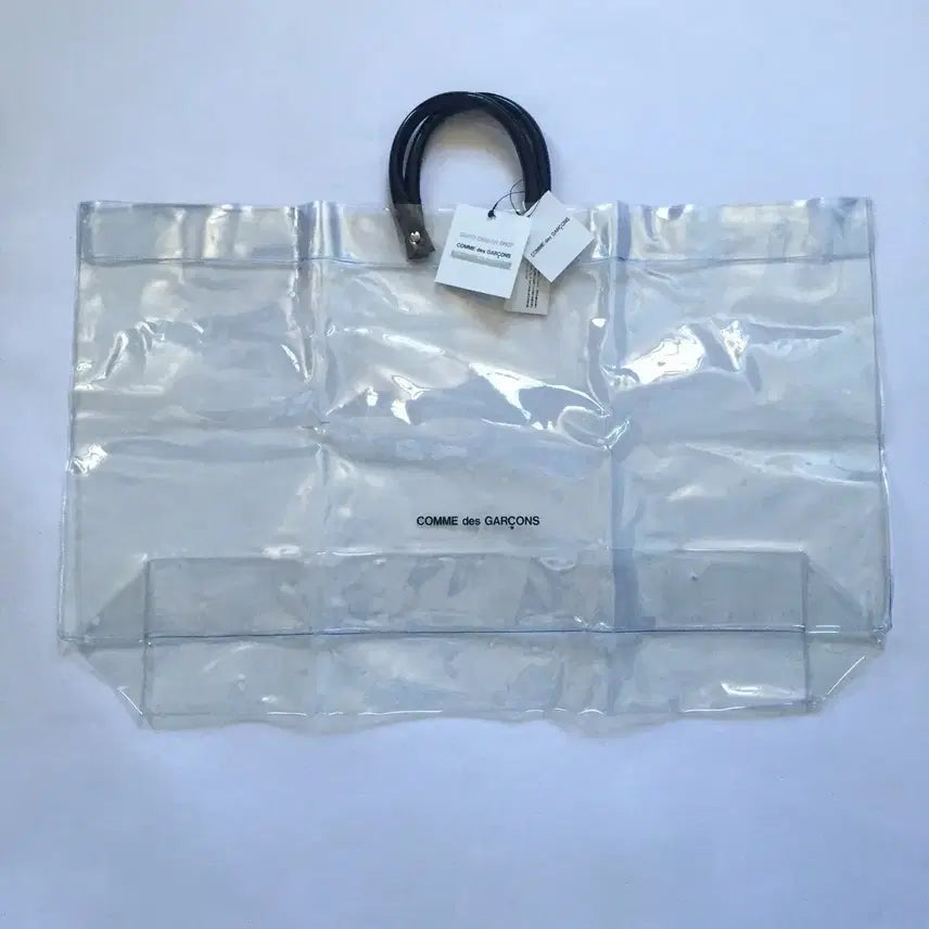[BUNJANG] Comme des Garcons PVC Transparent Tote Bag / (새상품) 꼼데가르송 PVC 투명 토트백