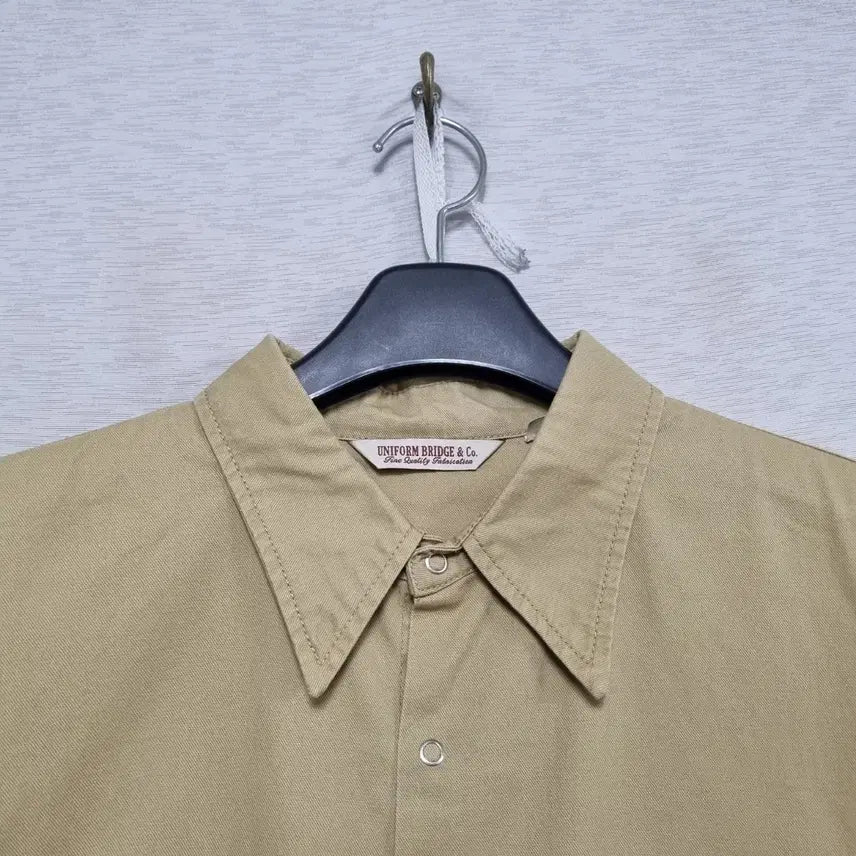 [BUNJANG] Uniform Bridge Fatigue Shirt Beige Men&
