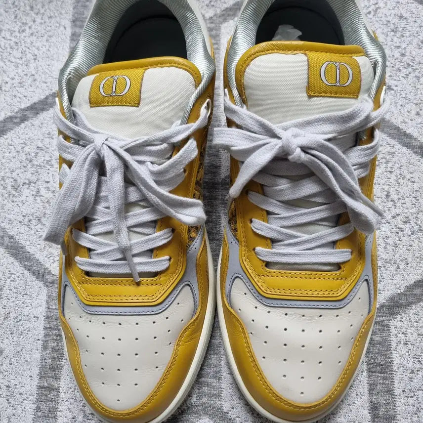 [BUNJANG] Dior B27 Oblique Limited Edition Mustard Sneakers / 백화점판 디올 b27 오블리크 한정판 머스터드 43사이즈