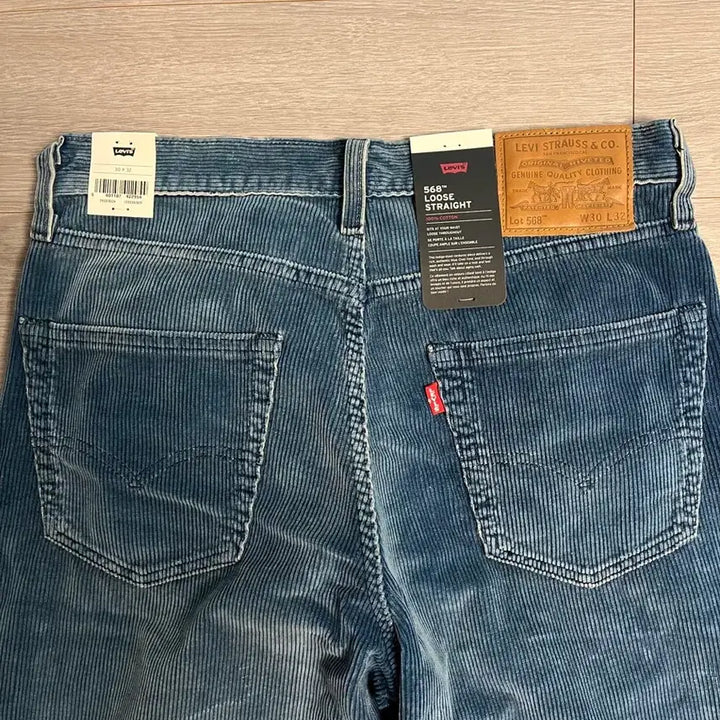 [SOLD OUT] (국내미발매, 새상품) 리바이스 568 코듀로이 데님 팬츠