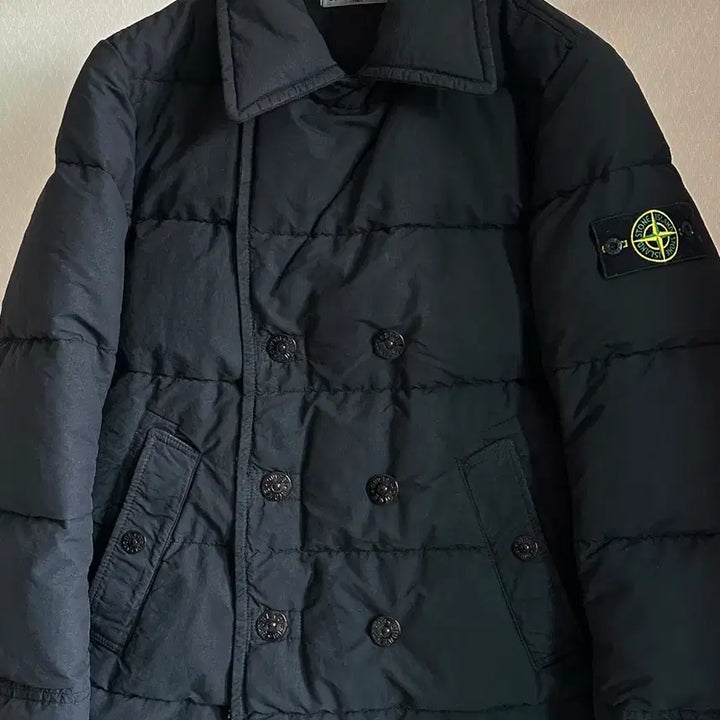 [BUNJANG] Stone Island Cotton Nylon Ripstop Duffle Padded Jacket M / 스톤아일랜드 코튼 나일론 립스탑 더플패딩 M(100)