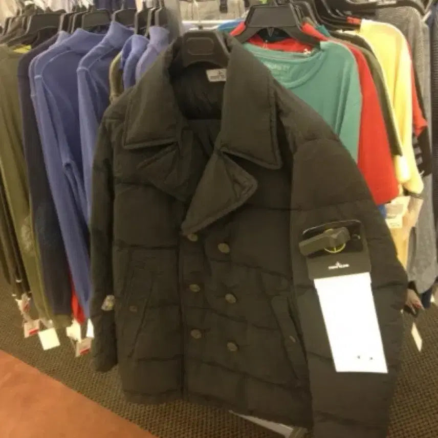 [BUNJANG] Stone Island Cotton Nylon Ripstop Duffle Padded Jacket M / 스톤아일랜드 코튼 나일론 립스탑 더플패딩 M(100)
