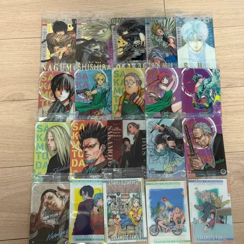 [BUNJANG] Sakamoto Days Nagumo Shin Photocard Bundle Set / 사카데이 사카모토데이즈 웨하스 포토카드 20장 일괄 판매 나구모 신 레어