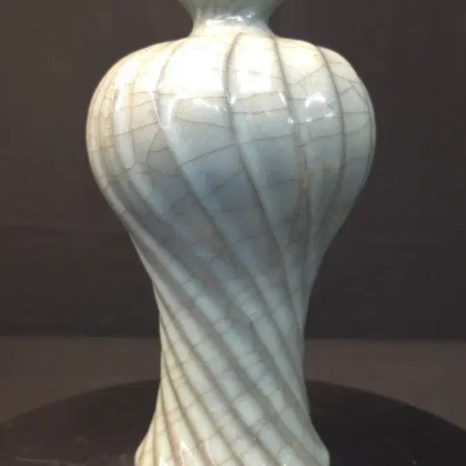 [BUNJANG] Celadon Goryeo Dynasty Maebyeong Vase / 260408-4 가요 권운시문 매병