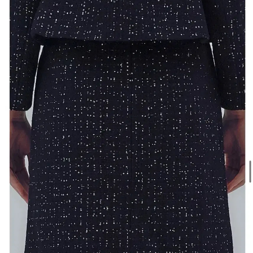[BUNJANG] Ivana Helsinki Tweed Two-Piece Set / 이바나헬싱키 투피스 트위드 스커트 자켓