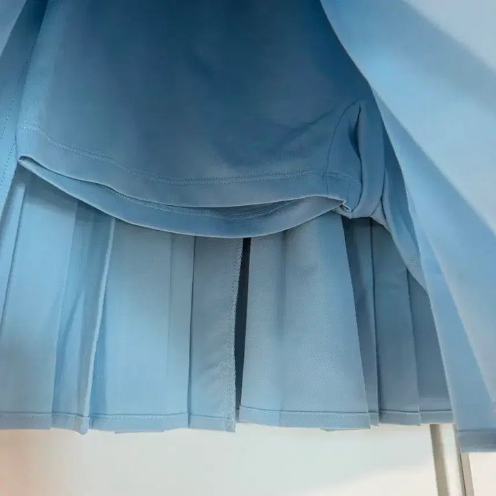 [BUNJANG] Castelbajac Pleated Skirt Sky Blue / 까스텔바쟉 스커트 치마 하늘색 플리츠55