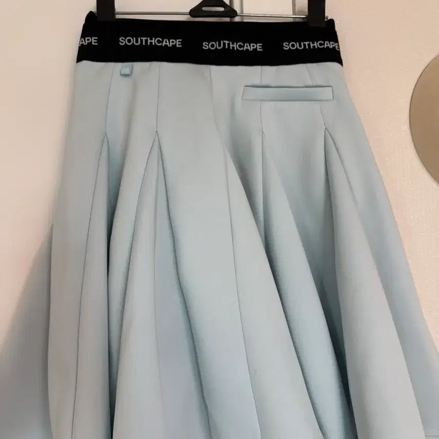 [BUNJANG] Castelbajac Pleated Skirt Sky Blue / 까스텔바쟉 스커트 치마 하늘색 플리츠55
