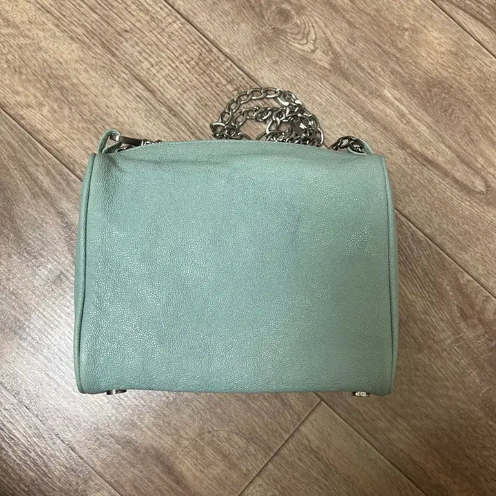 [BUNJANG] Minitmute Brett Mini Caviar Blue Crossbody Bag / 미닛뮤트 브렛미니 캐비어 블루