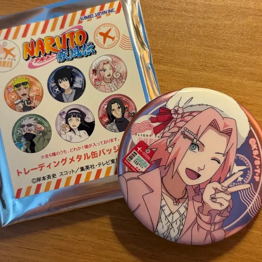 [BUNJANG] Sakura Haruno Can Badge / 판매)하루노 사쿠라 캔뱃지