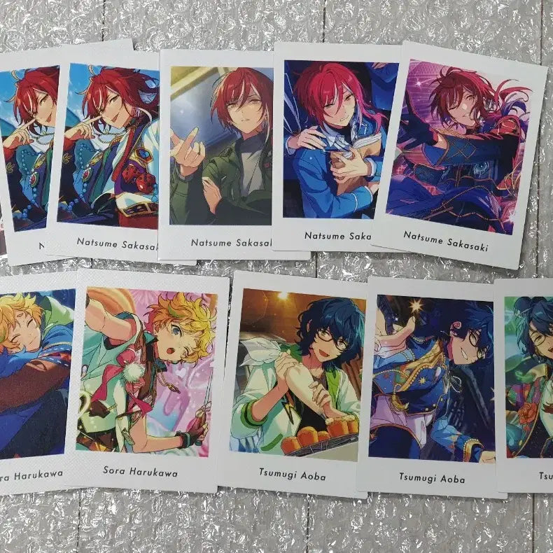 [BUNJANG] Ensemble Stars Switch Pash Parsha Photocard Bundle Set Natsume Sora Tsumugi / 앙스타 스위치 파샷츠 파샤 포토카드 일괄 나츠메 소라 츠무기
