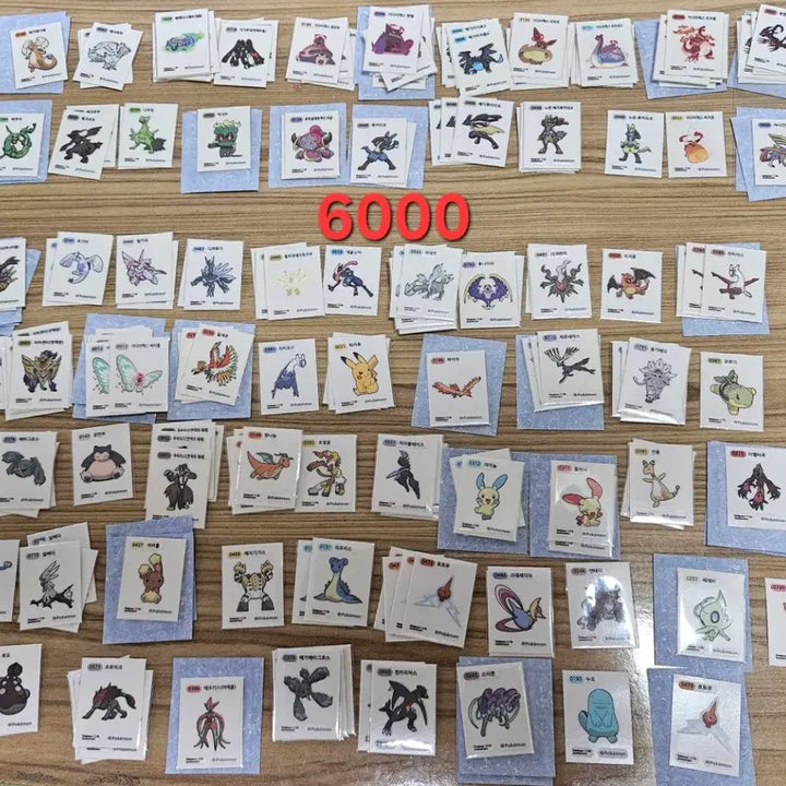 [BUNJANG] Pokemon 30th Anniversary Victini Reshiram Snorlax Sticker / 포켓몬 띠부씰 시즌5 30주년 비크티니  레시라무 나무킹 판매(가격내림)