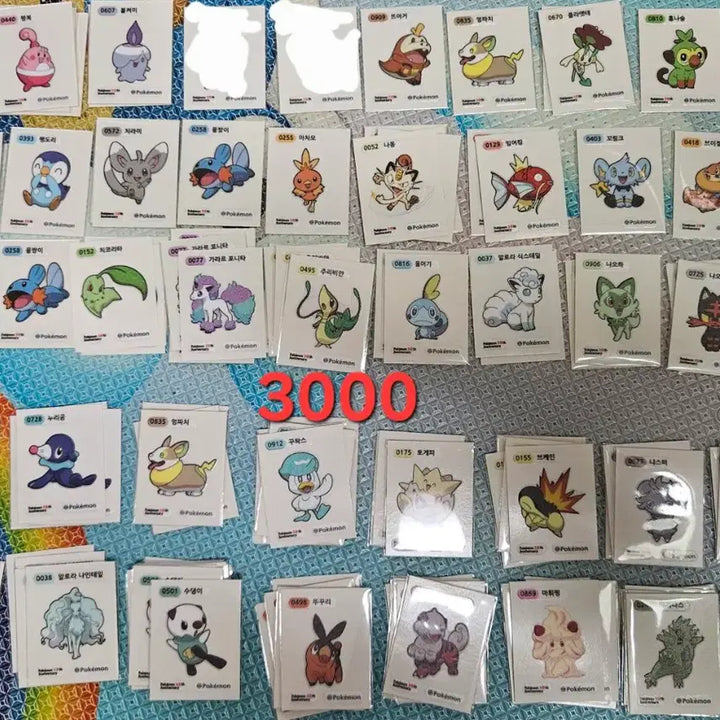 [BUNJANG] Pokemon 30th Anniversary Victini Reshiram Snorlax Sticker / 포켓몬 띠부씰 시즌5 30주년 비크티니  레시라무 나무킹 판매(가격내림)
