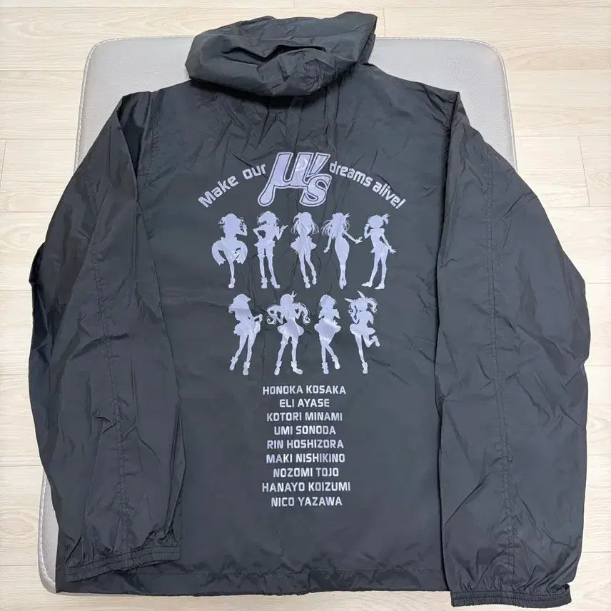[SOLD OUT] 러브라이브 뮤즈 9인 바람막이(희귀)