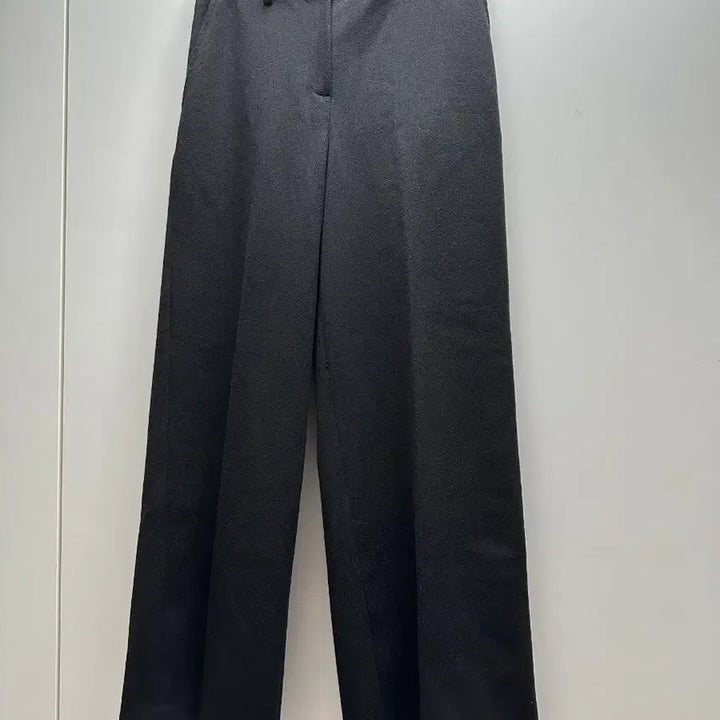 [BUNJANG] Black Wide Slacks Pants / 블랙 와이드 슬랙스 팬츠
