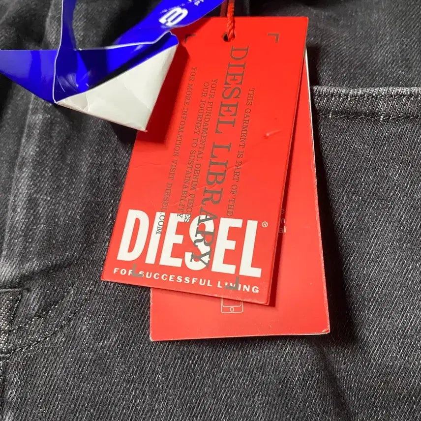 [BUNJANG] Diesel Slim Fit Black Denim Pants / 디젤 블랙 데님 팬츠 새상품