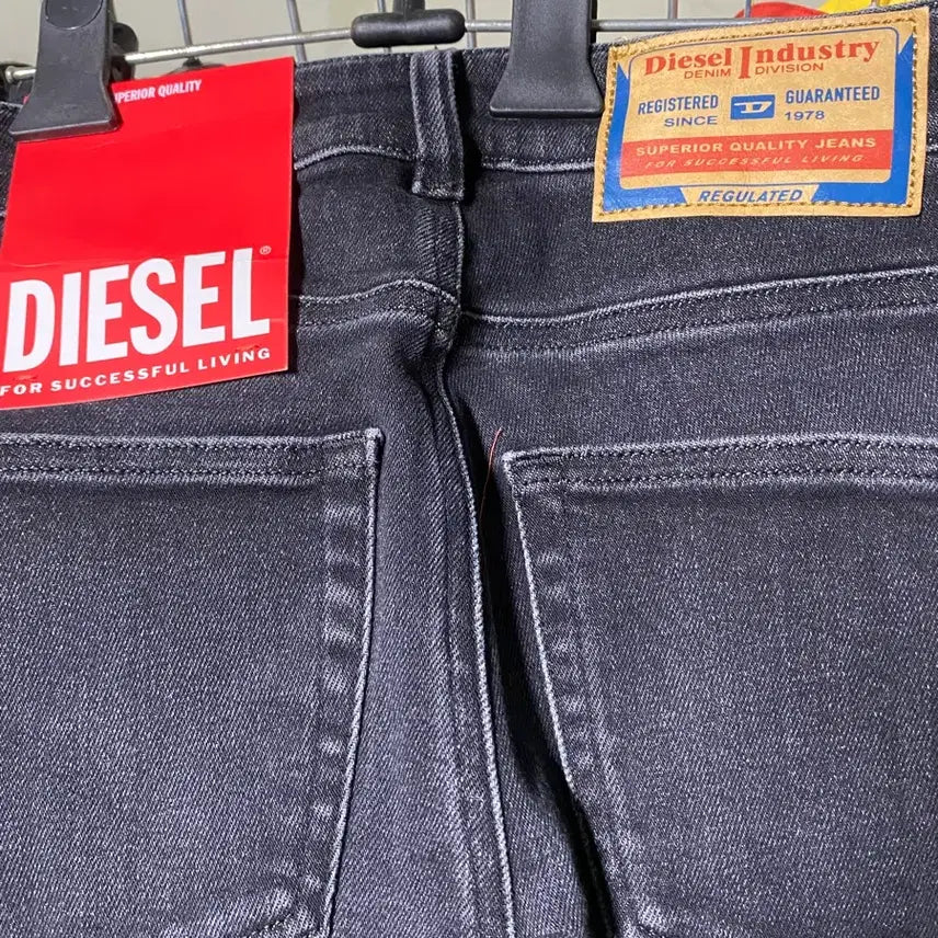 [BUNJANG] Diesel Slim Fit Black Denim Pants / 디젤 블랙 데님 팬츠 새상품