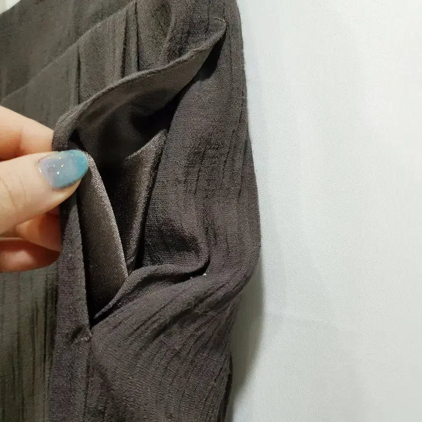 [BUNJANG] Vintage Bending Pleated Wide Trousers - Women&