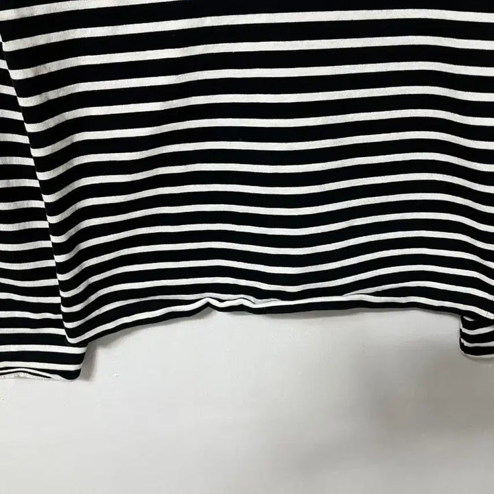 [BUNJANG] ASESIT Striped Long-Sleeve T-Shirt (Size 55-66) / 55-66 ASESIT 루즈핏 스트라이프 긴팔티 정품