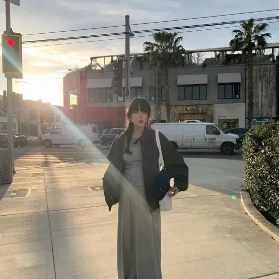 [BUNJANG] Without Summer Comfort Off-Shoulder Set Gray / 위드아웃썸머 컴포트 오프숄더 세트 그레이