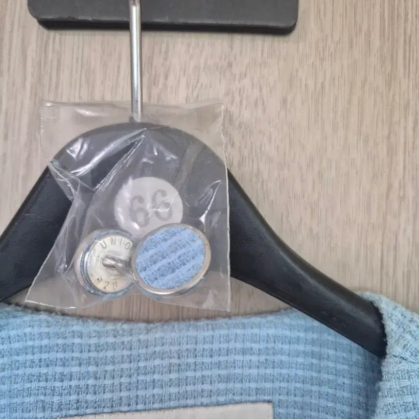 [BUNJANG] NILBY P Tweed Short Sleeve Jacket Sky Blue 34 / NILBY P 트위드 반팔 자켓 하늘색 34 닐바이피