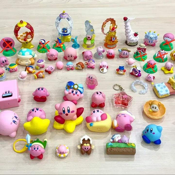 [BUNJANG] Kirby Miniature Figure Bundle Set / kirby 별에서 온 커비 소형피규어 굿즈 가챠 미니어처 50개이상 일괄