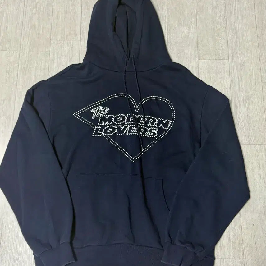 [BUNJANG] Navy Hoodie / 네이비 후드티